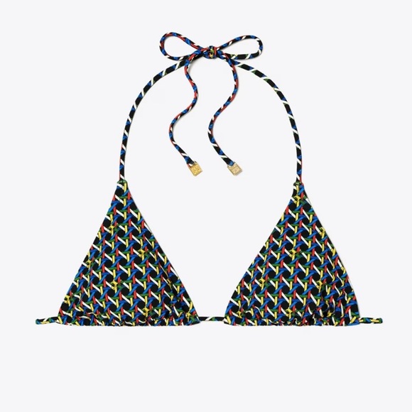 Tory Burch Other - Tory Burch Basketweave Bikini Top Size XL & Bottoms Size Large